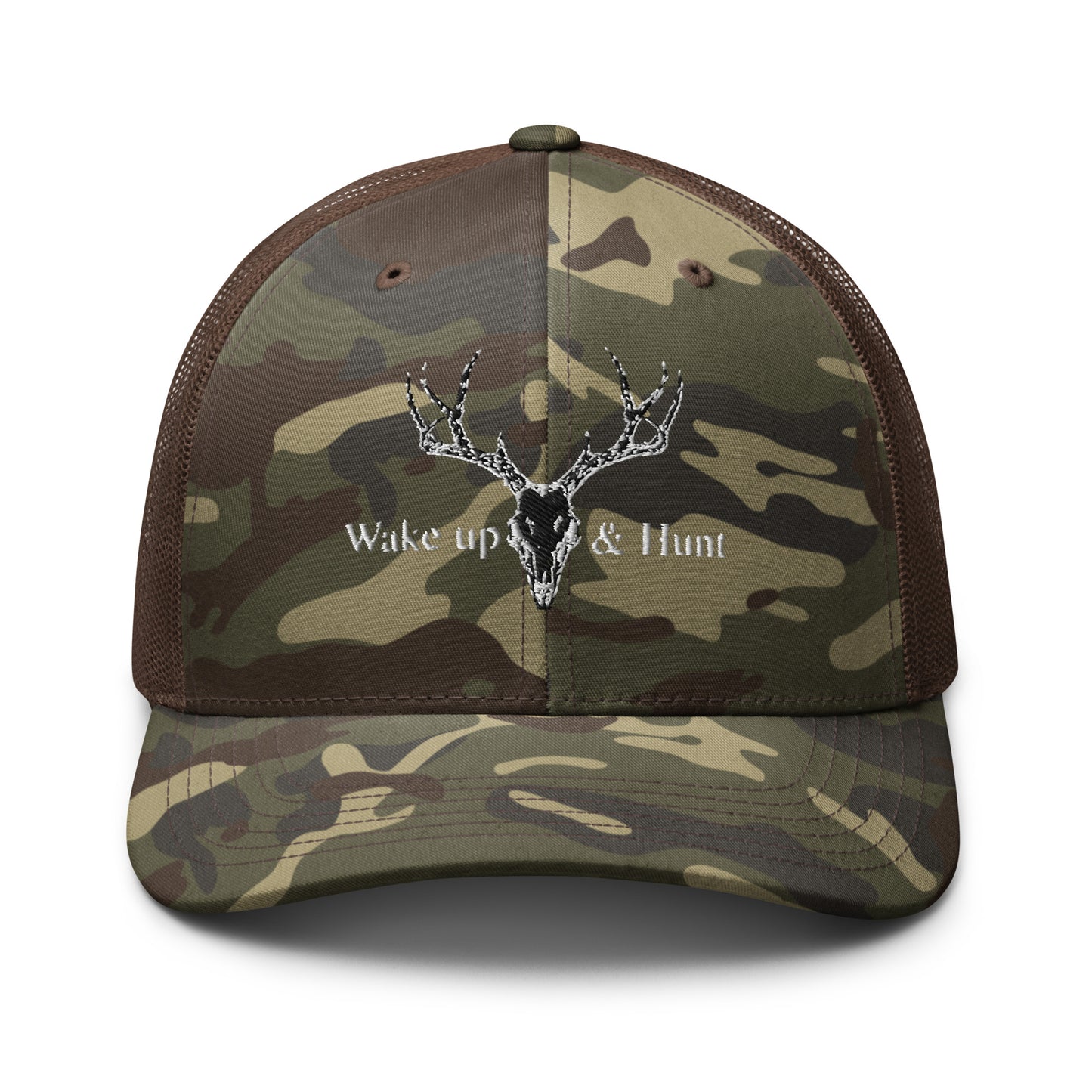 Camouflage trucker hat