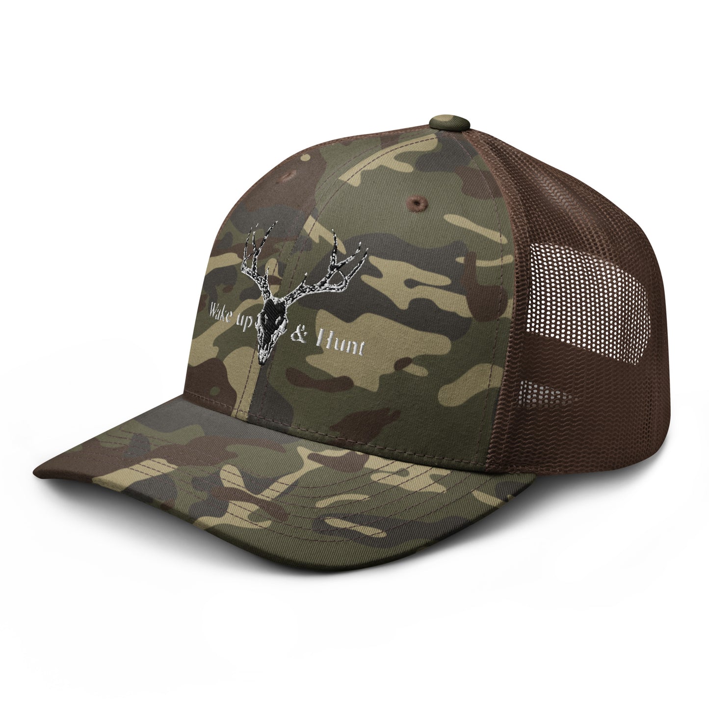 Camouflage trucker hat